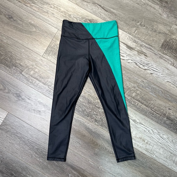 Zyia Jade River Stone Metallic Light N Tight Hi Rise Sz 8 - 10 Leggi… - Picture 9 of 9